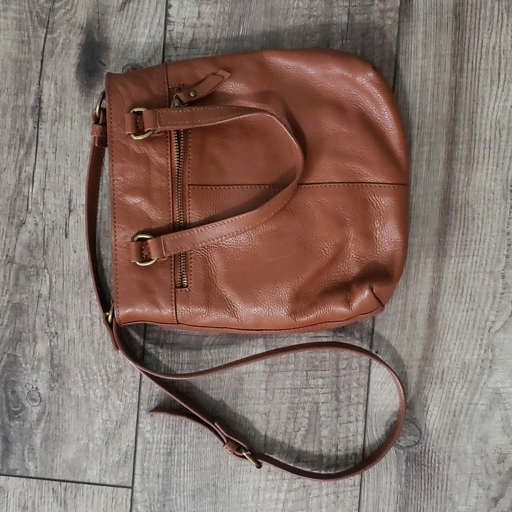 Steven leather crossbody bag